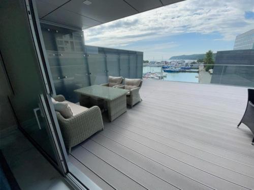 Apartament Faltom 26 Yacht Park Z Tarasem 格丁尼亚 外观 照片